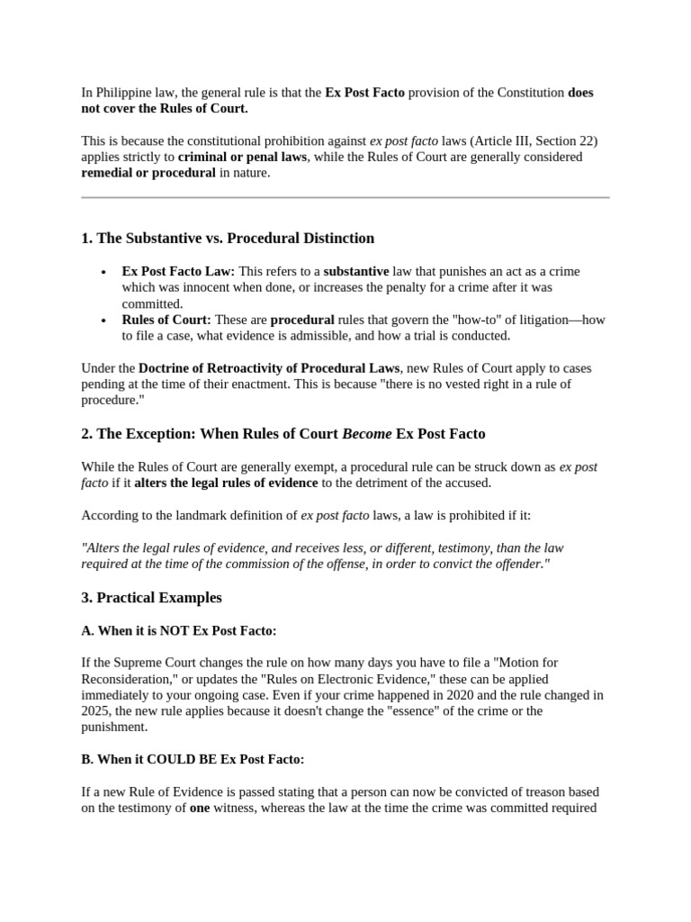 General Faq | PDF | Ex Post Facto Law | Government