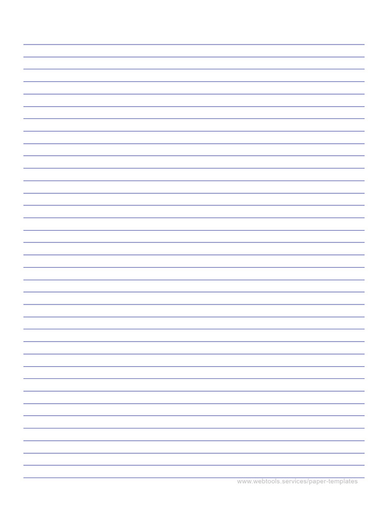 College Ruled Notebook Paper-Medium-A4 | PDF