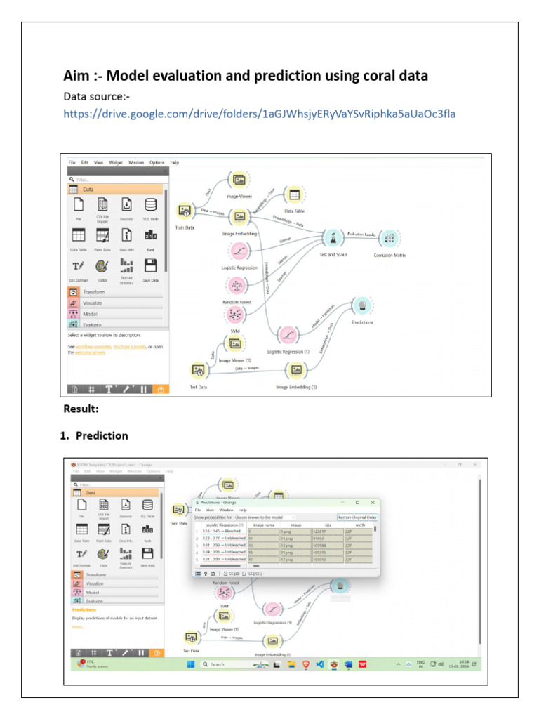 Orange Data Mining Practical 3 | PDF