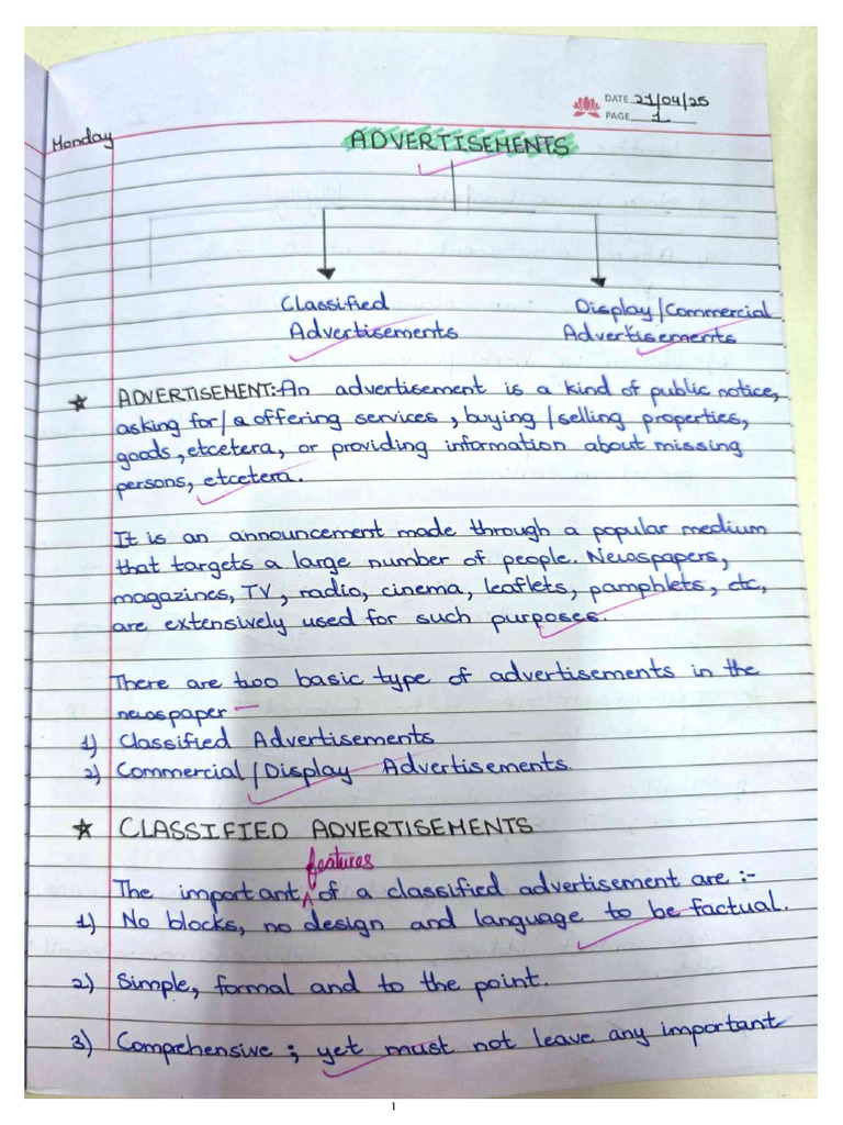 11 Advertisement Writing | PDF