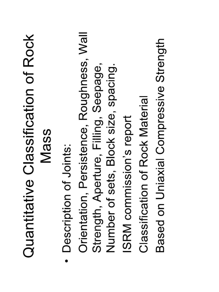 Important for Classification of Rocks on Ucs | PDF