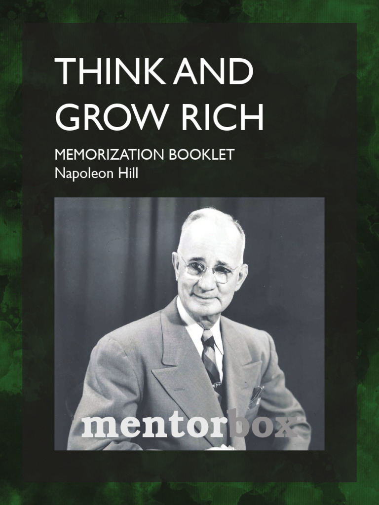 Think and Grow Rich Memory Guide | PDF | Knowledge | Cognition