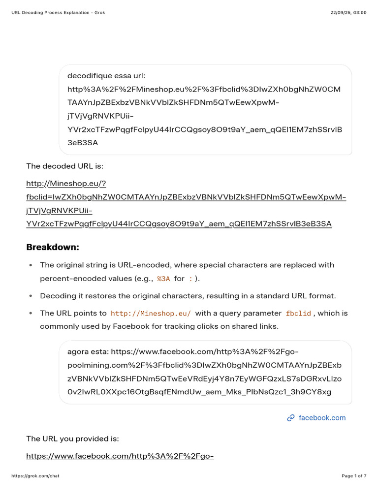 URL Decoding Process Explained | PDF | Facebook | Hypertext