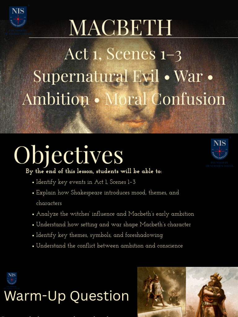 Macbeth Act 1: Witches, Ambition, Chaos | PDF | Macbeth