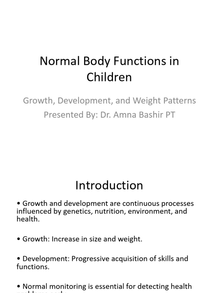 Child Growth and Development Guide | PDF