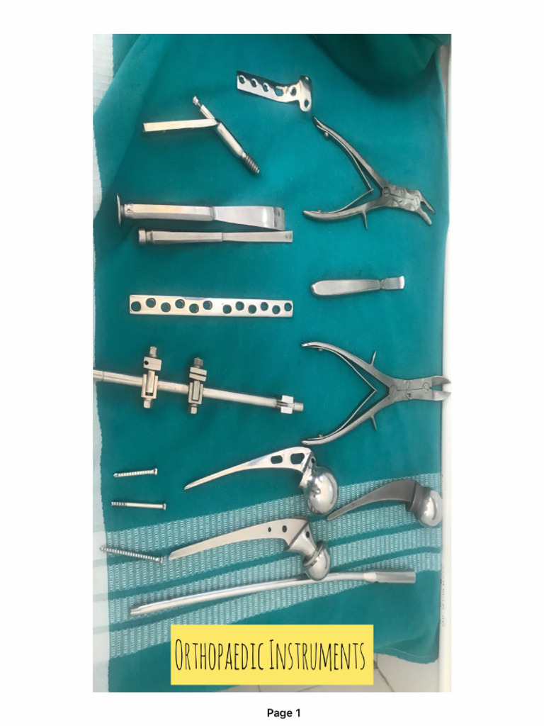 Orthopaedic Instruments | PDF