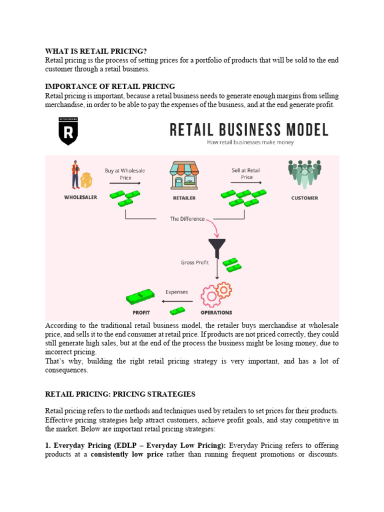 Understanding Retail Pricing Strategies | PDF | Pricing | Retail