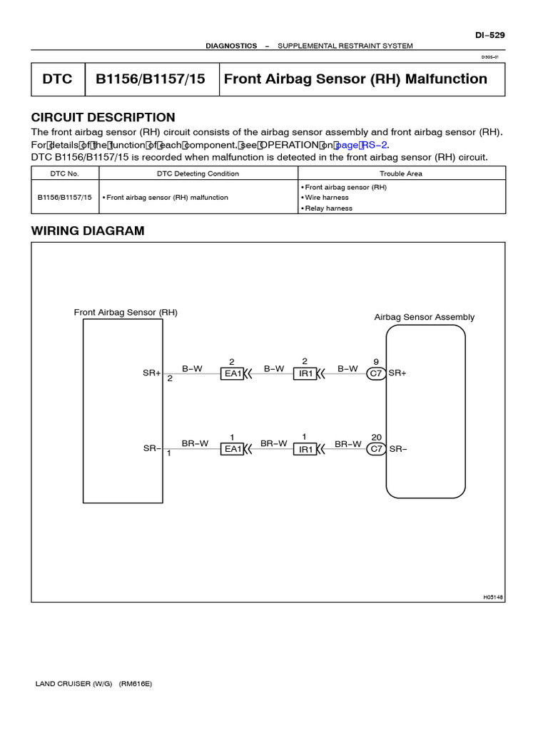 Front Airbag Sensor Diagnostics Guide | PDF | Airbag | Electrical Connector