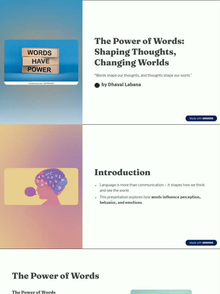 The Impact of Words on Perception | PDF
