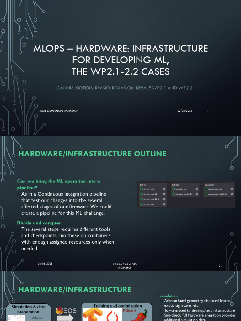 MLOps Hardware Infrastructure Overview | PDF | Simulation | Software ...