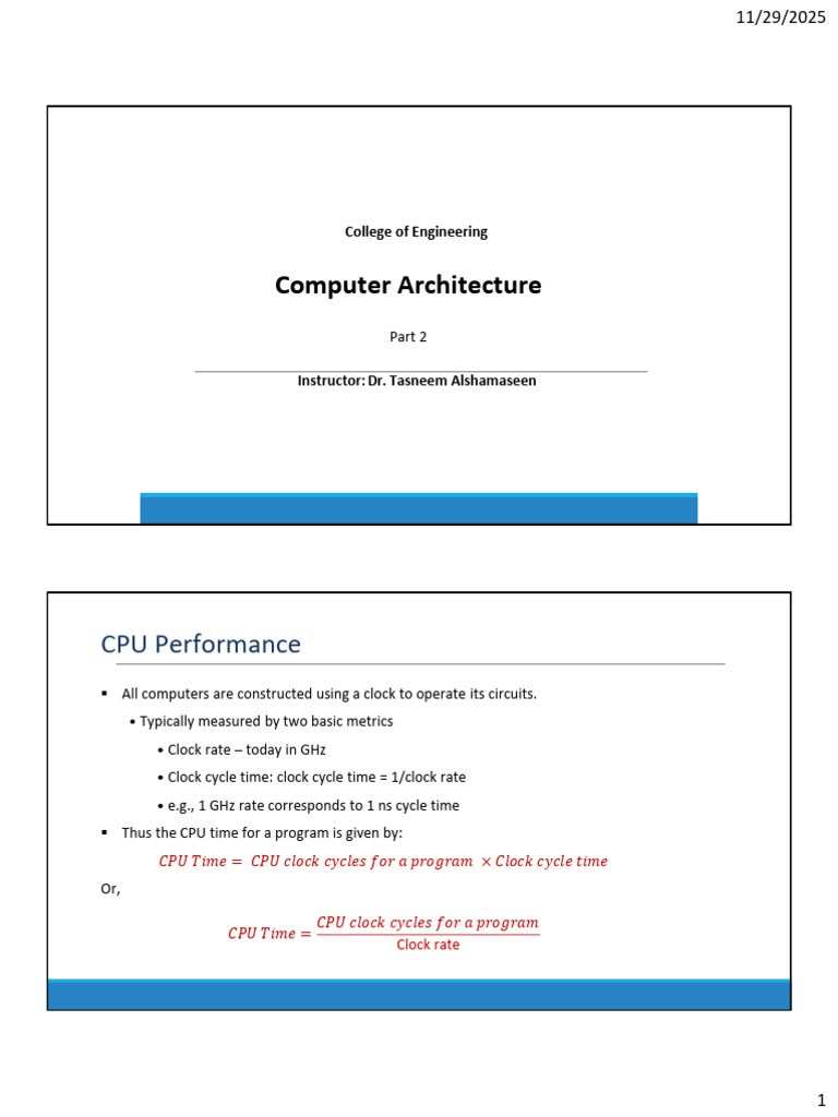 CPU Performance Metrics Explained | PDF | Central Processing Unit ...