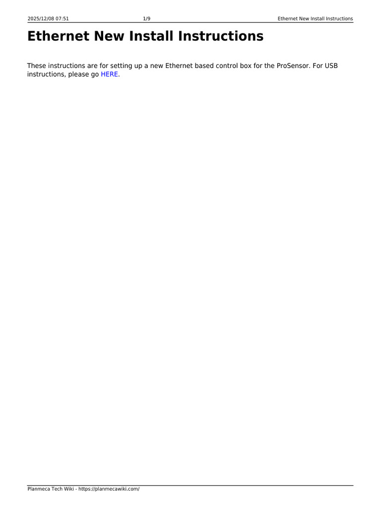 Ethernet Control Box Setup Guide | PDF | Internet Protocols | Ip Address
