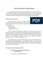 Perizinan Investasi Industri Baru & Bisnis Perdagangan Pelumas Di Indonesia