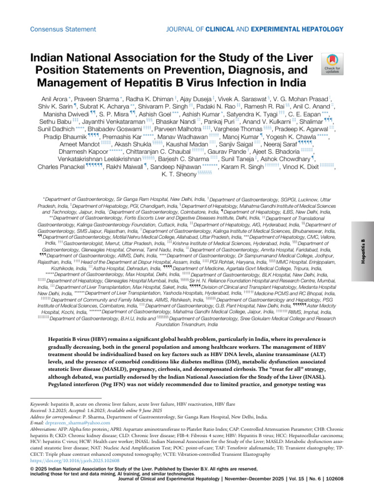 Hep b Inasl 2025 | PDF | Hepatitis B | Hepatitis