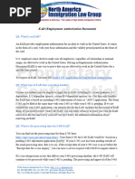 EAD Category Codes Overview | PDF | Alien (Law) | Immigration To The ...