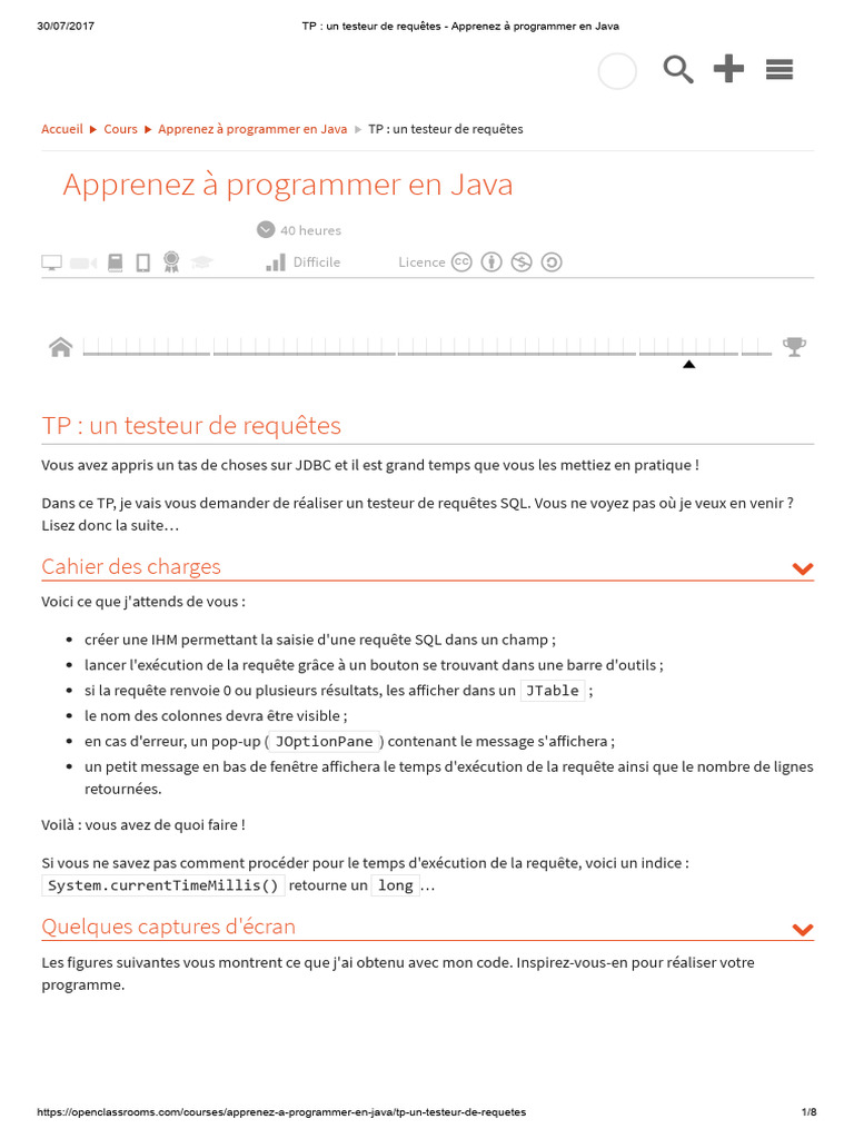 Testeur de requêtes SQL en Java | PDF | Java (Langage de programmation ...
