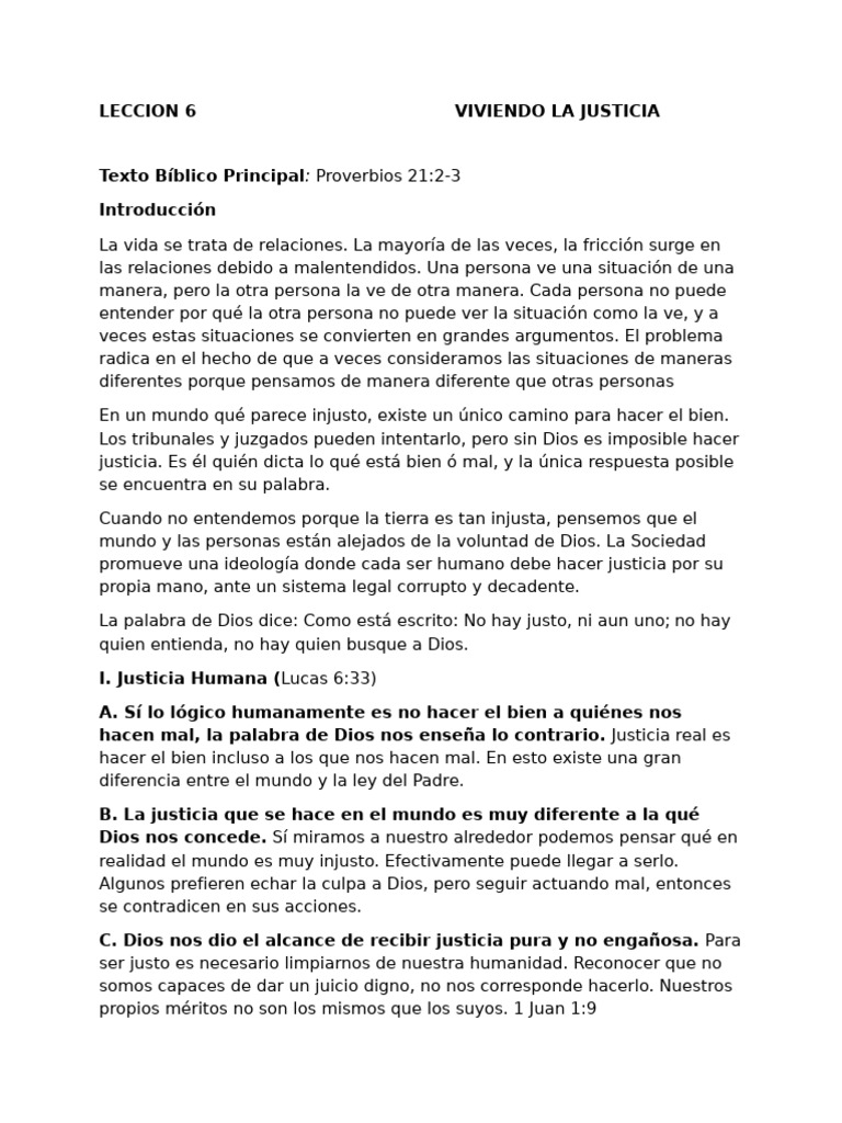 La Justicia de Dios en Un Mundo Injusto | PDF | Pecado | Justicia