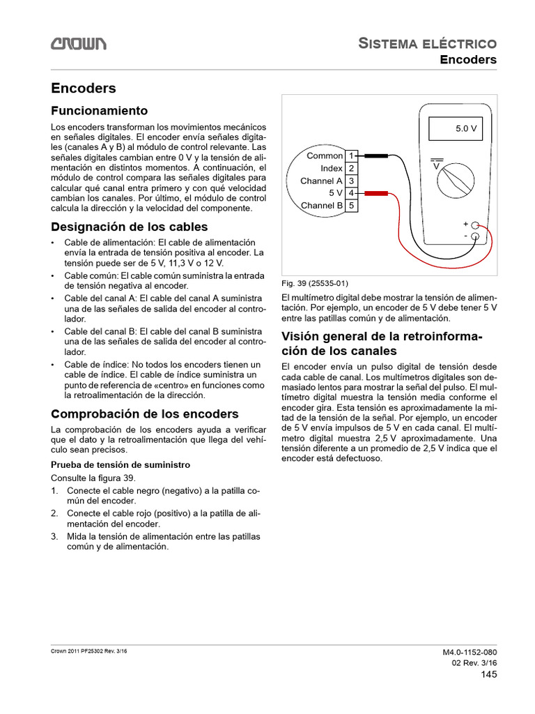 Funcionamiento y Pruebas de Encoders | PDF | Electricidad | Electrónica