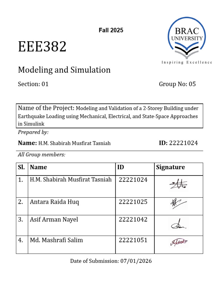 EEE382 Sec1 Project Group5 | PDF | Inductance | Electrical Network