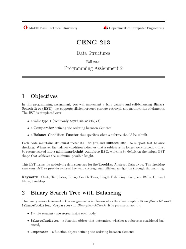 Generic Self-Balancing BST Implementation | PDF | Computing | Software ...