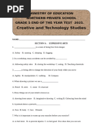 Grade 5 Mathematics Exam Term 1 2025 | PDF | Arithmetic | Mathematics