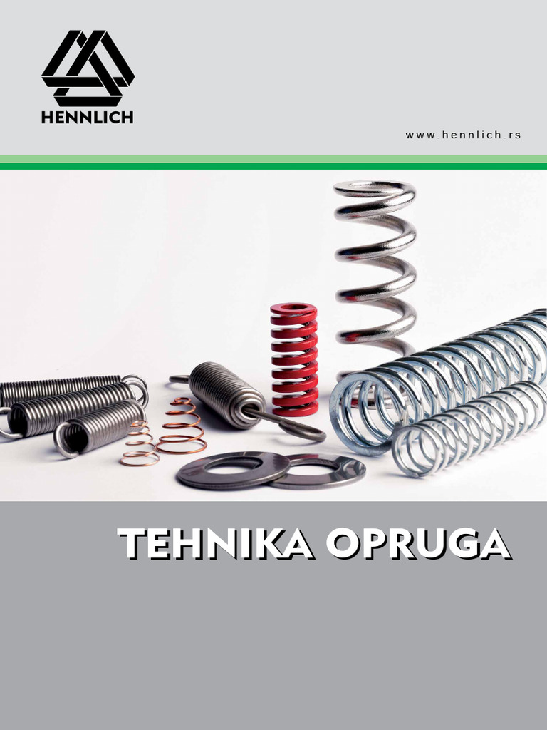Rs Katalog Opruga HENNLICH | PDF