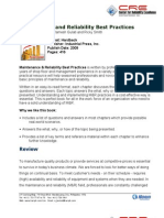 Maintenace and Reliability Best Practices PDF
