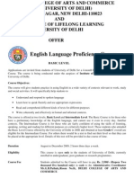 English Lang Prof Course