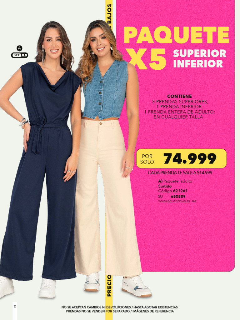 Ofertas de Paquetes de Ropa Económicos | PDF
