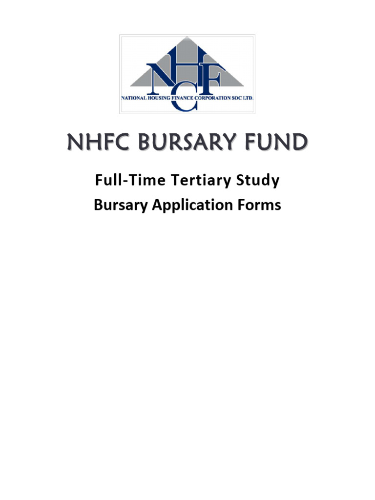 NHFC Bursary Application Form | PDF | Identity Document