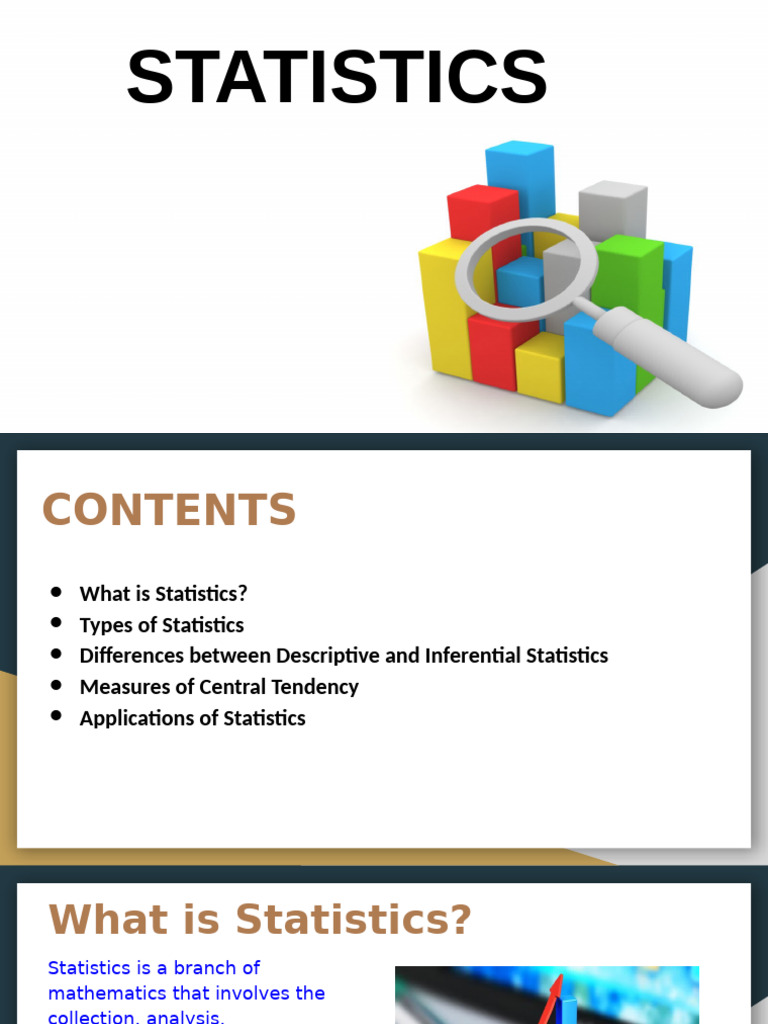 Understanding Statistics: Types & Applications | PDF | Statistics ...