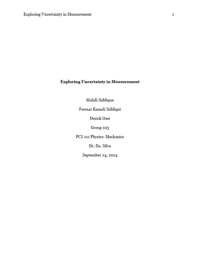 Lab Report - Lab 1, Group 103 for the course PCS211 | PDF | Standard ...