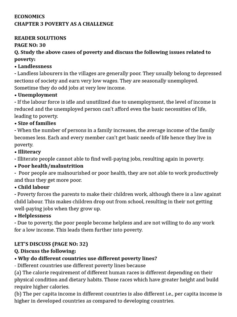 Understanding Poverty Challenges in India | PDF | Poverty | Poverty ...