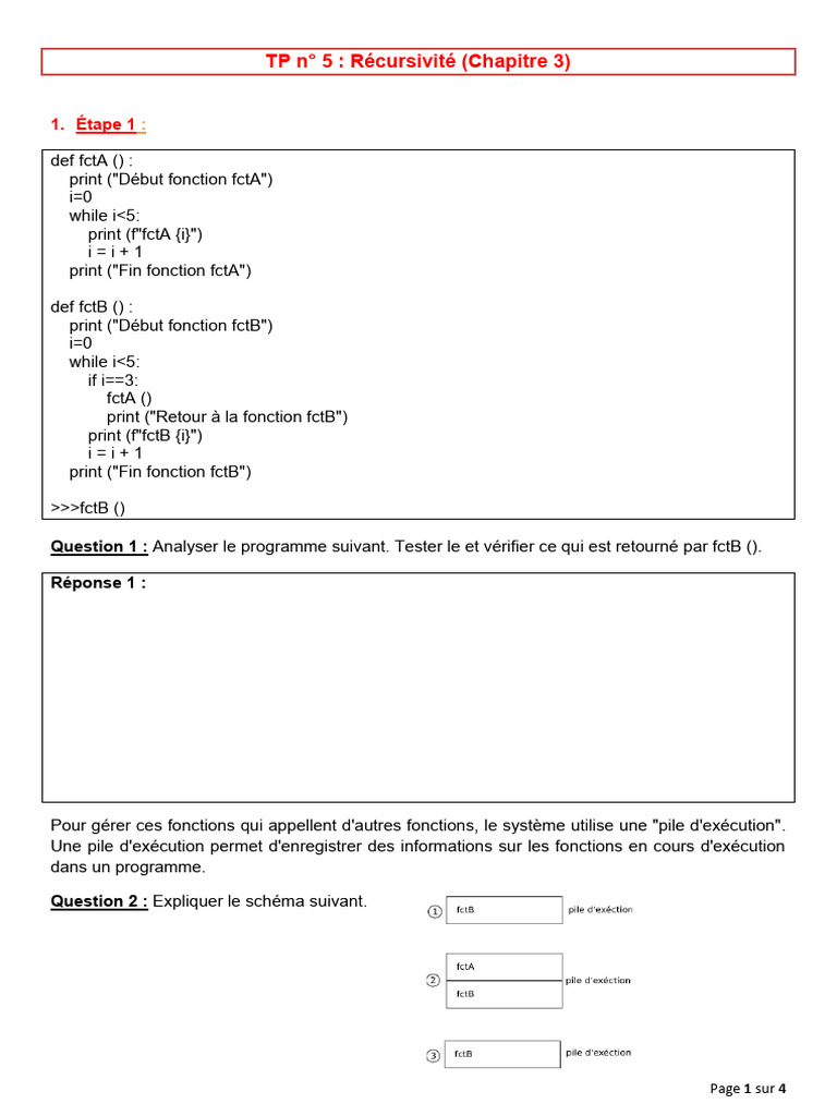 Analyse de la récursivité en Python | PDF | Logique mathématique ...