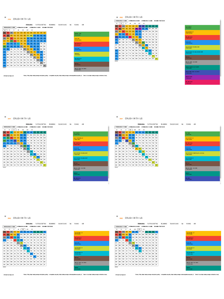 Range Tables 6x - Rotated | PDF