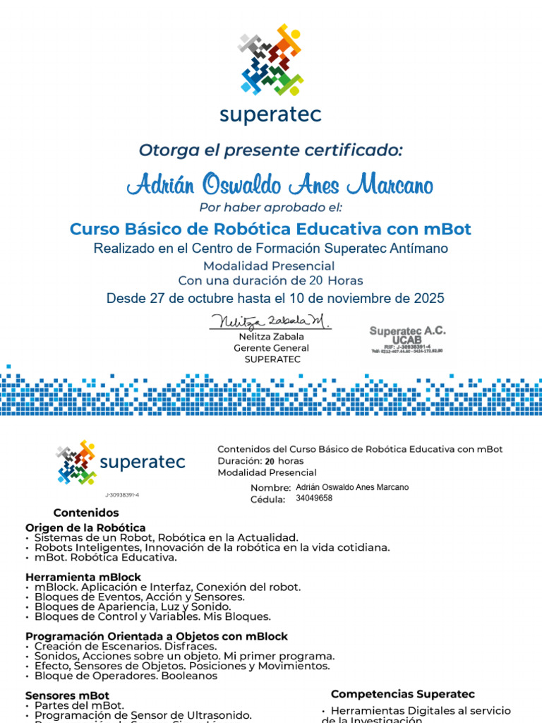 Adrián Oswaldo Anes Marcano | PDF