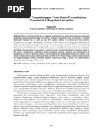 Download Penentuan Lokasi Pusat-Pusat Pertumbuhan Ekonomi by yarmangulo SN98278780 doc pdf