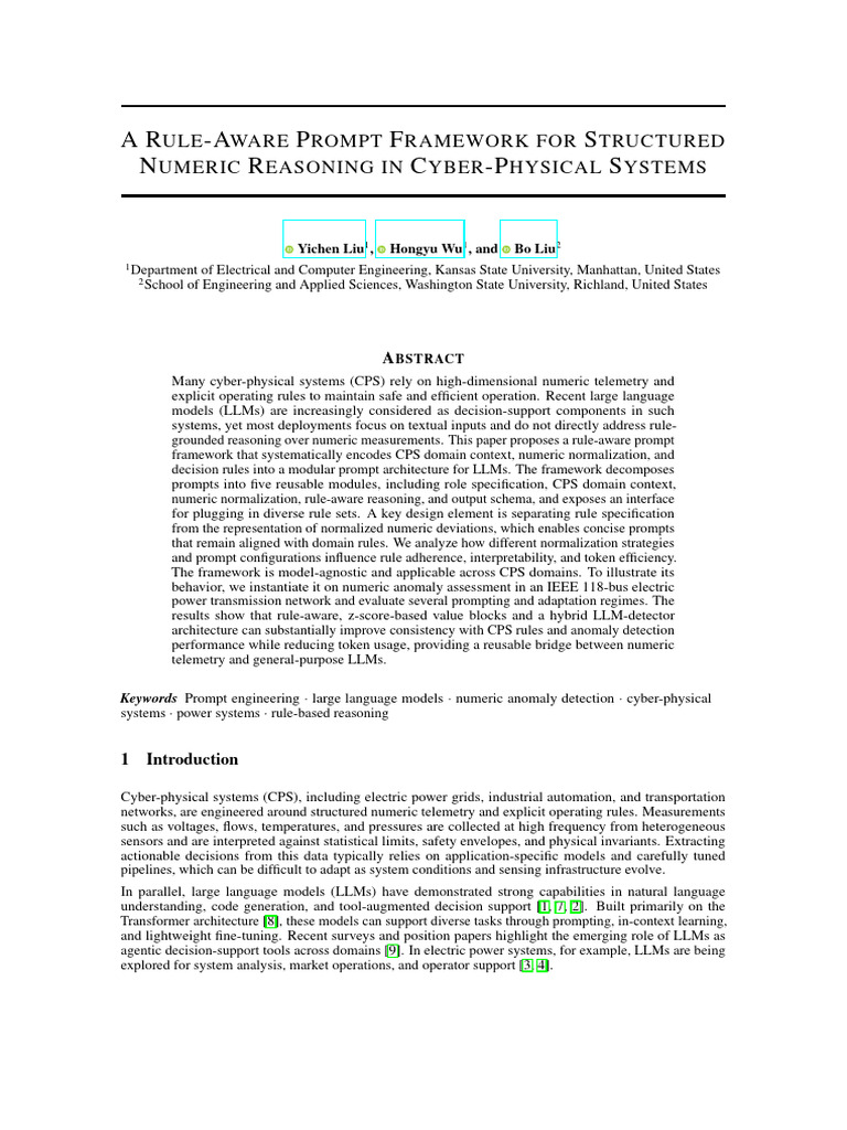Rule-Aware Prompt Framework for CPS | PDF | Computing
