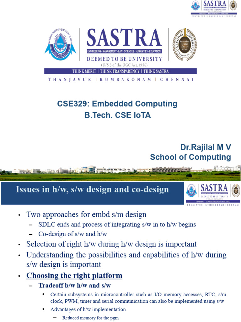 Embedded Computing Unit3.Pptx | PDF | Embedded System | Central ...