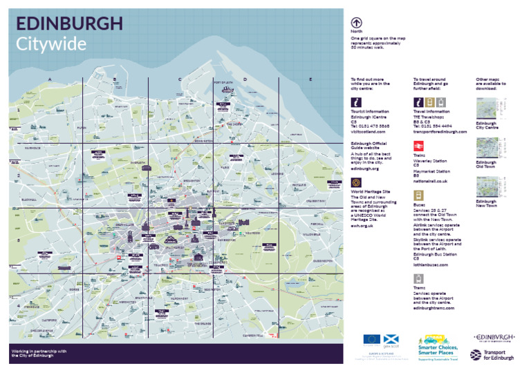 Edinburgh City Map Overview | PDF
