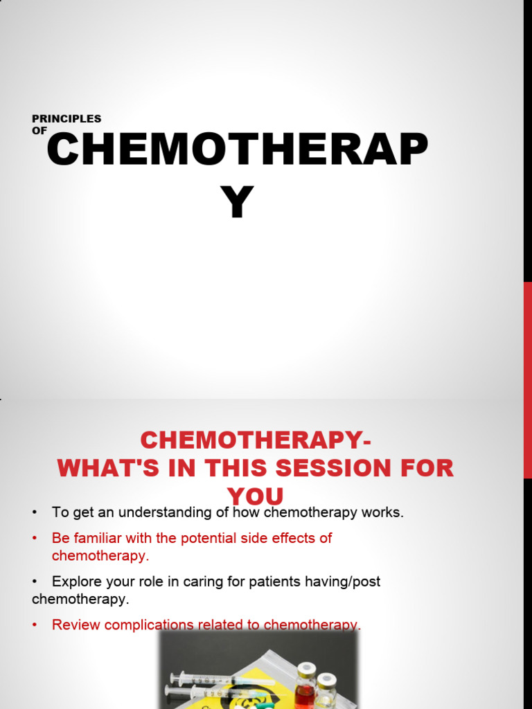 Understanding Chemotherapy Principles | PDF | Chemotherapy | Cell Cycle