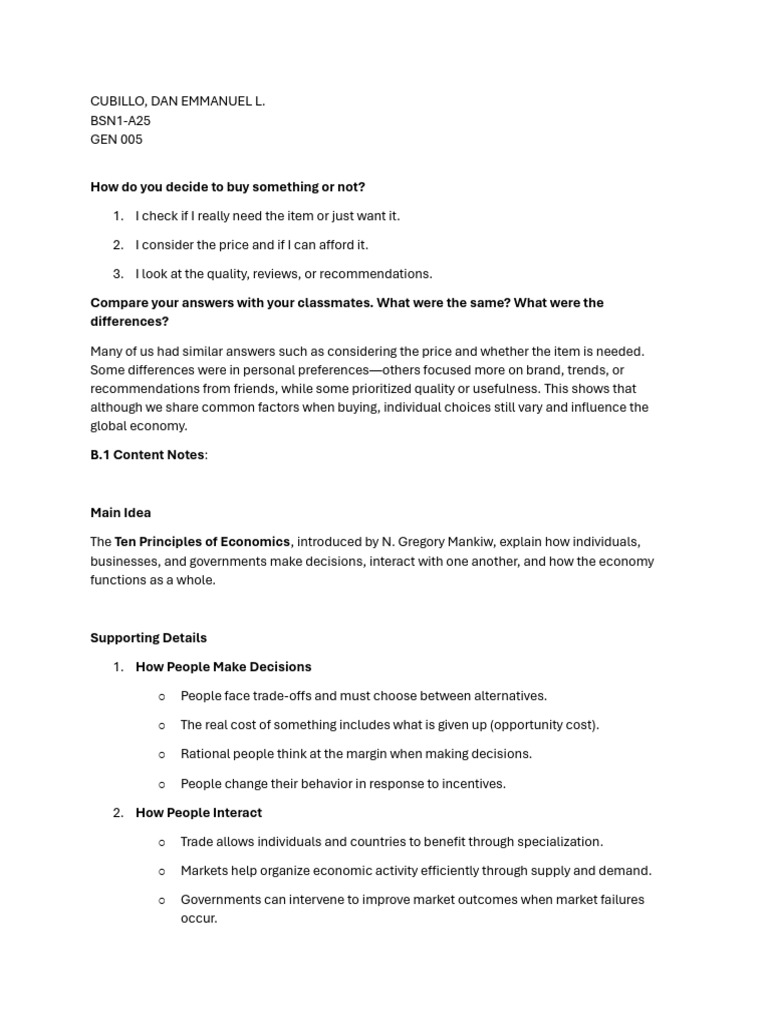 GEN 005 SAS 5 | PDF | Economics | Market (Economics)