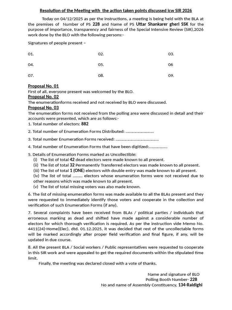 V1 BLO Declaration Form - Modified | PDF