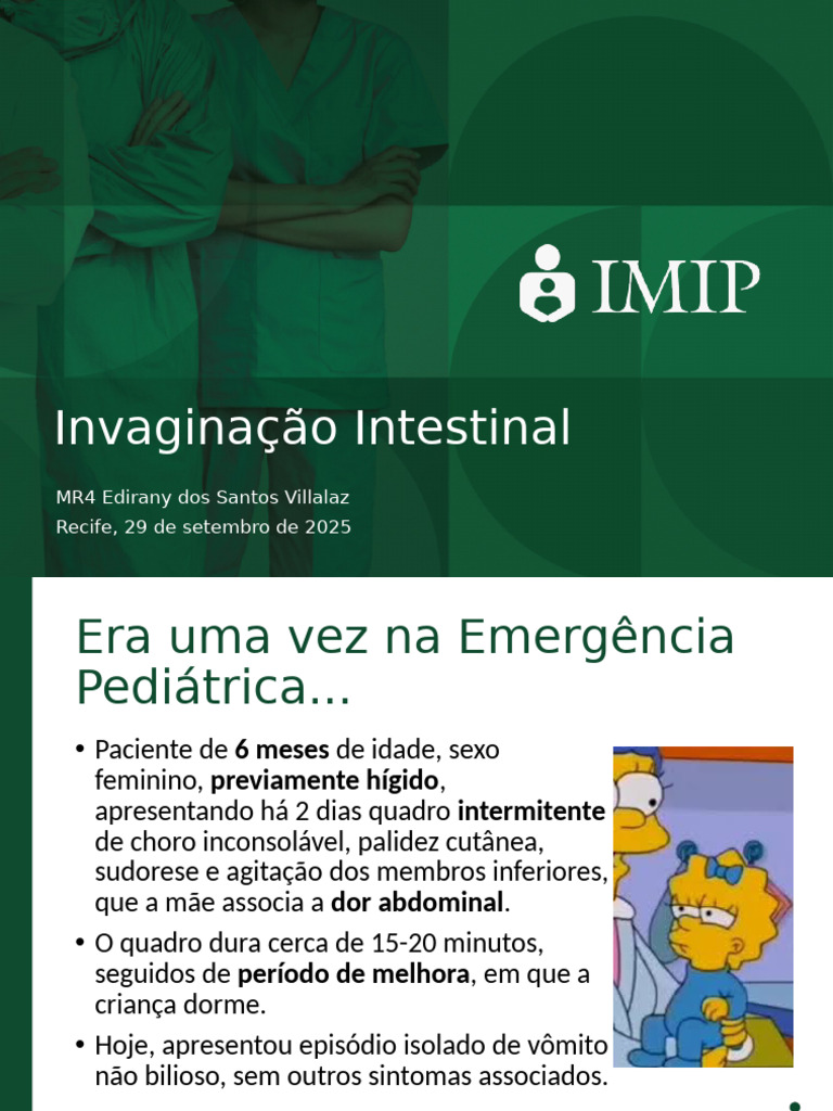 Diagnóstico e Tratamento da Invaginação Intestinal | PDF ...
