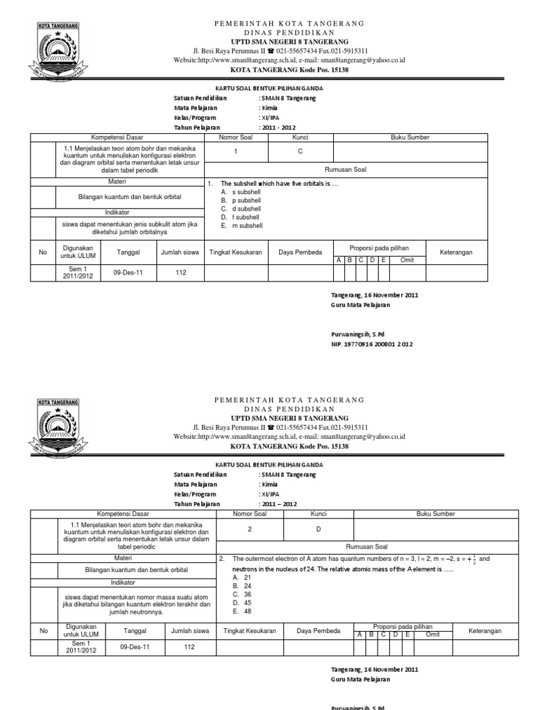 Bentuk kartu soal essay 03 image
