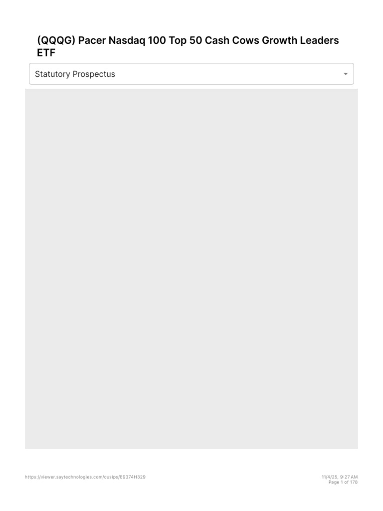 QQQG Statutory Prospectus | PDF