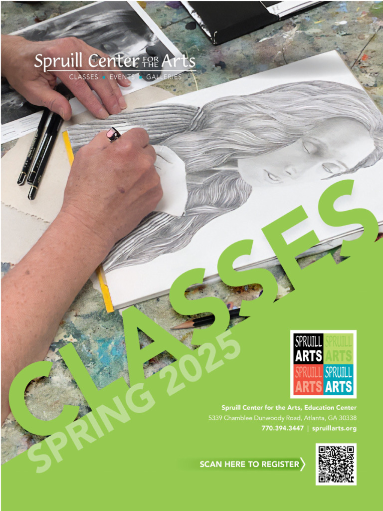 Spring Art Classes & Workshops 2025 | PDF | Drawing | Figure Drawing