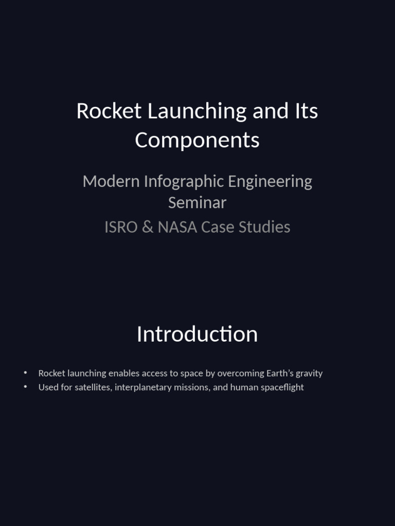 Rocket Launching: Key Components & Tech | PDF | Rocket | Spaceflight