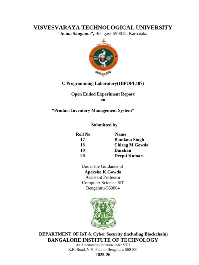 Product Inventory Management System1.pdf | PDF | Inventory | Computer ...
