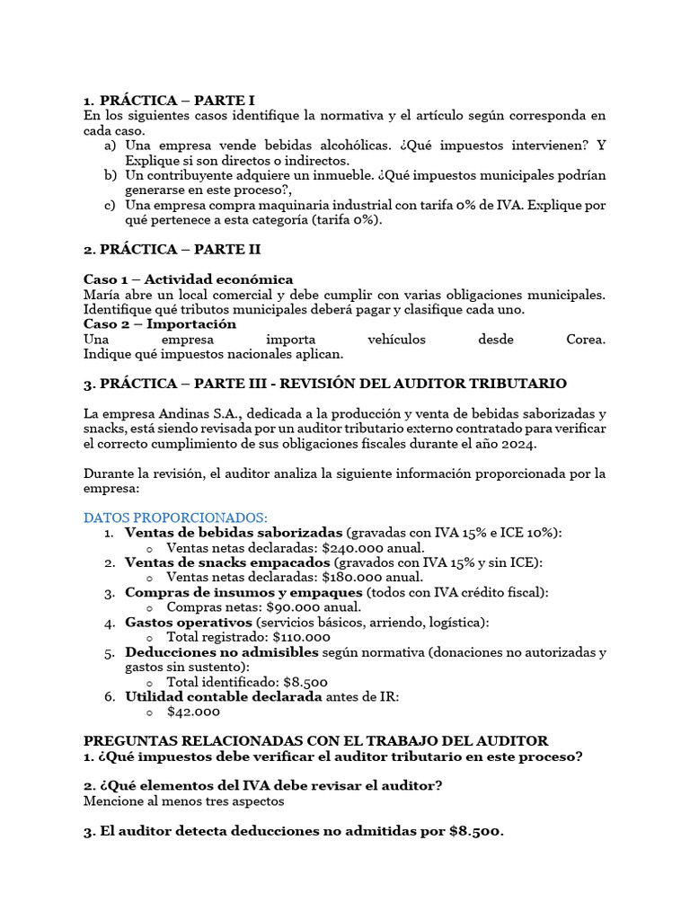 2. TAREA 2 - ALUMNOS (6) | PDF | Impuestos | Impuesto al valor agregado